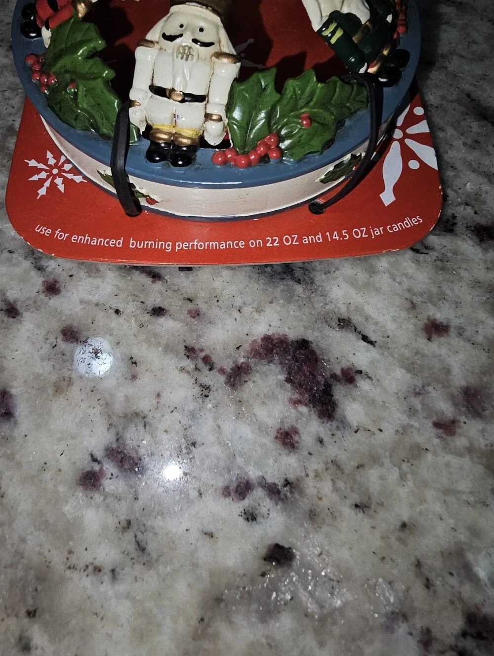 Yankee Candle Illuma-Lid Christmas Nutcracker NWT